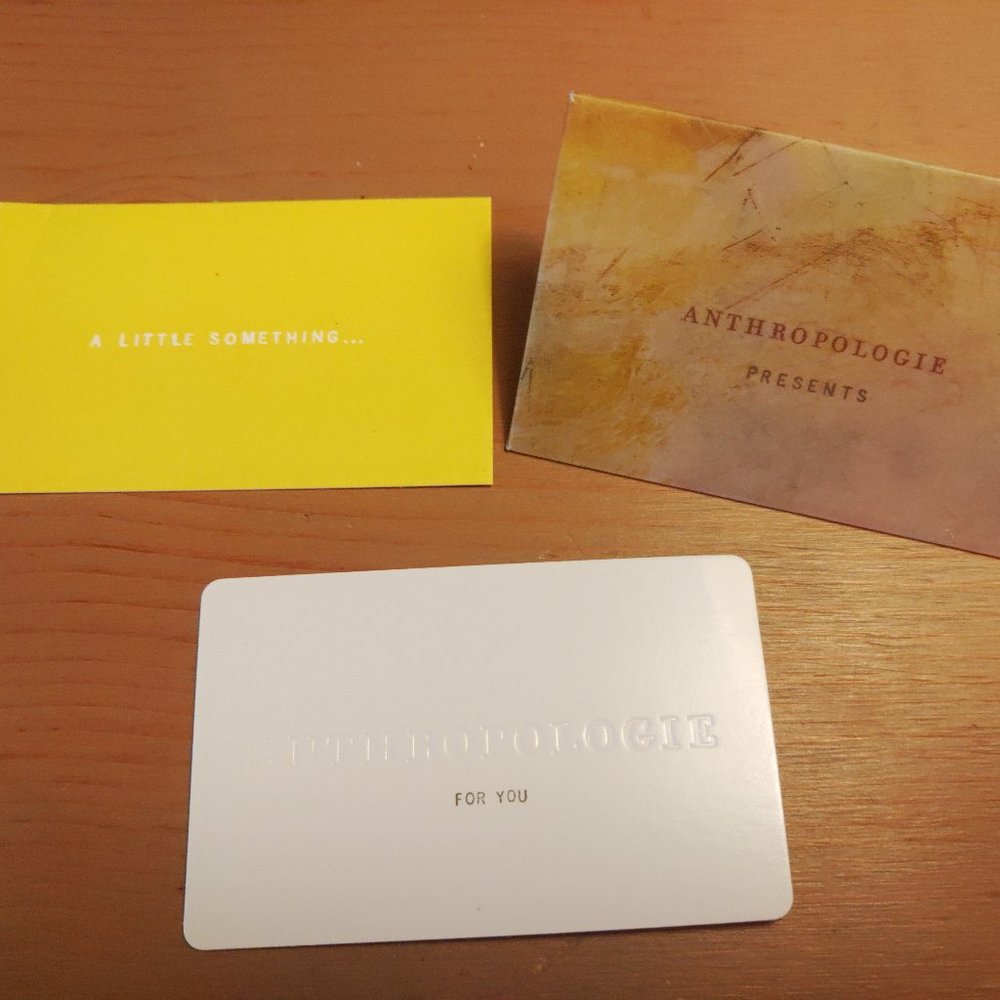 Anthropologie Gift Card